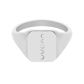 Moon Phases Signet Ring
