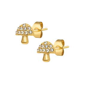 Mushroom Stud Earrings