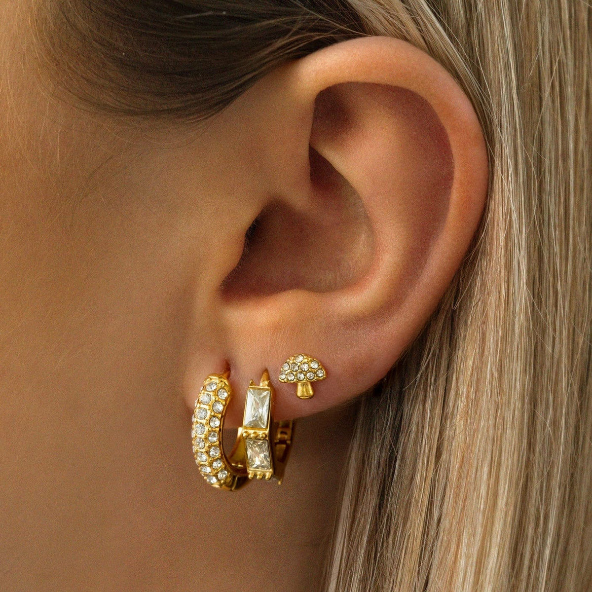 Mushroom Stud Earrings