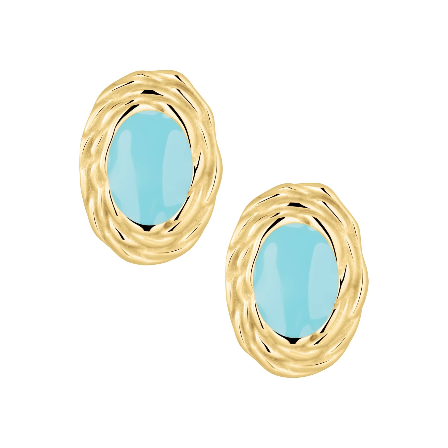 Horizon Stud Earrings — Pink Island Earrings | Tarnish-Free Waterproof Jewellery Australia