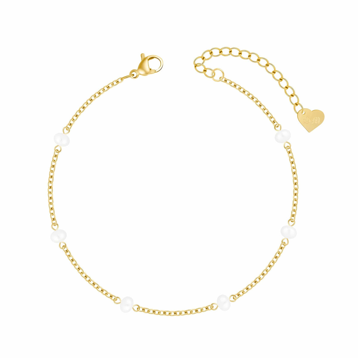 Coastal Pearl Anklet — Pink Island Anklets | Tarnish-Free Waterproof Jewellery Australia
