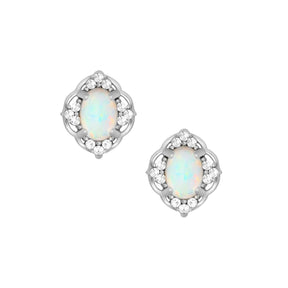 Oceana Opal Stud Earrings