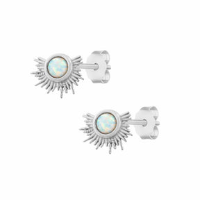 Olympia Opal Stud Earrings