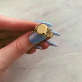 Pennie Signet Ring