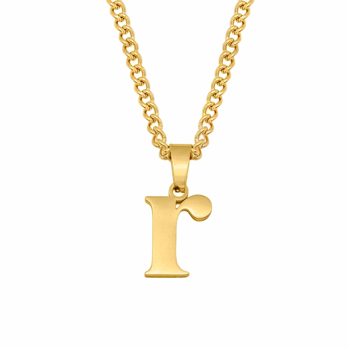 Power Initial Necklace