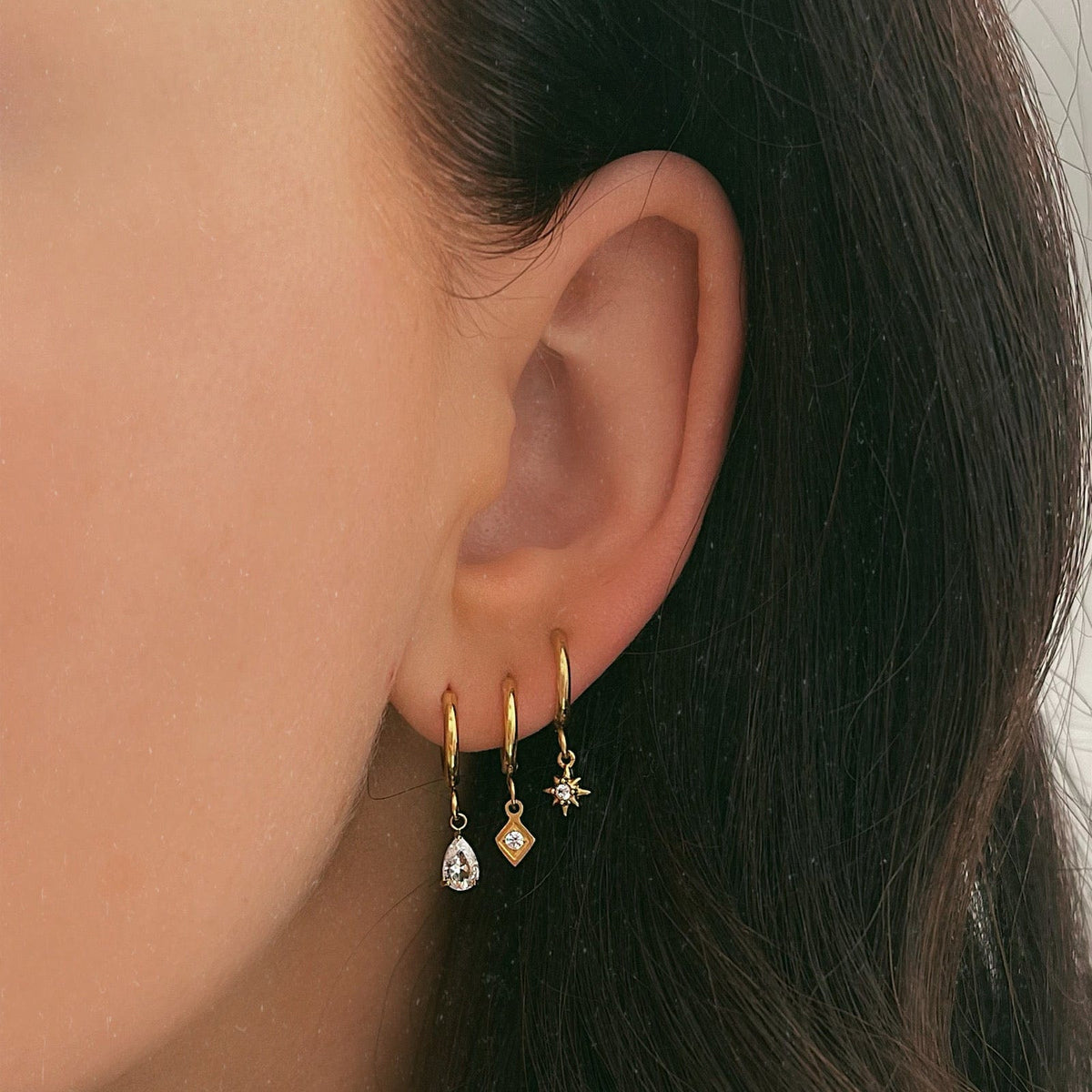 Radiance Hoop Earrings