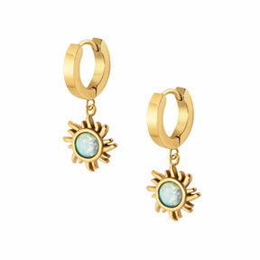 Rae Opal Hoop Earrings