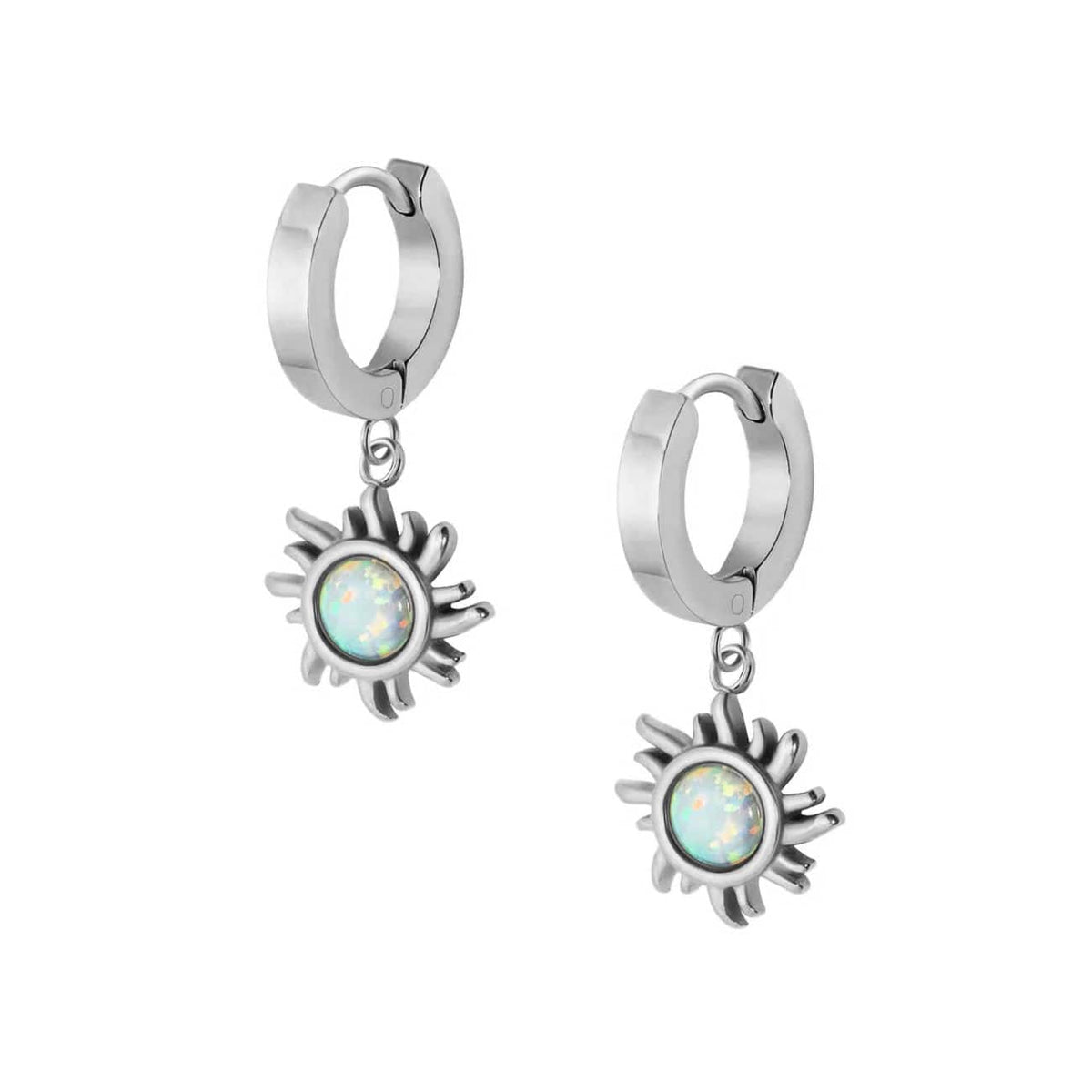 Rae Opal Hoop Earrings