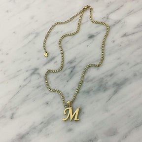 Rebel Initial Necklace