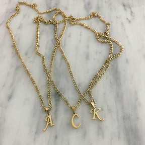 Rebel Initial Necklace