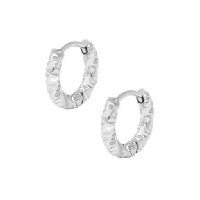 Ripple Hoop Earrings