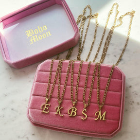 River Initial Necklace