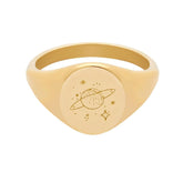 Saturn Signet Ring