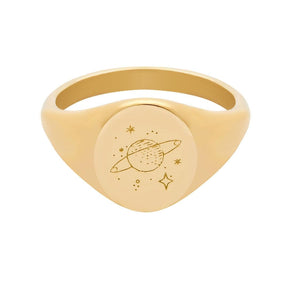 Saturn Signet Ring