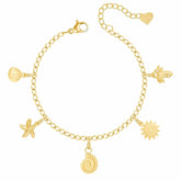 Coastal Charm Bracelet — Pink Island Bracelets | Tarnish-Free Waterproof Jewellery Australia
