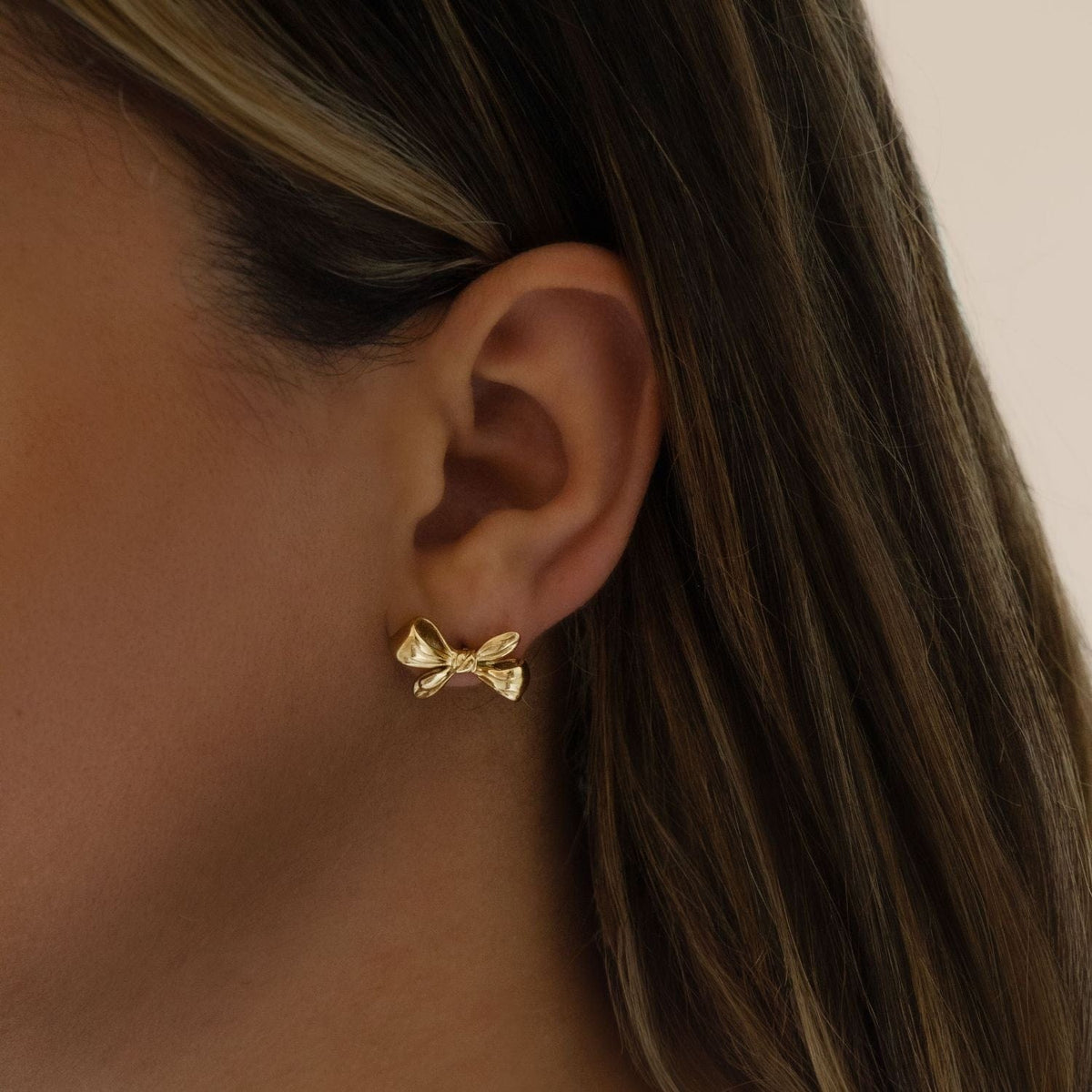 Selena Bow Stud Earrings