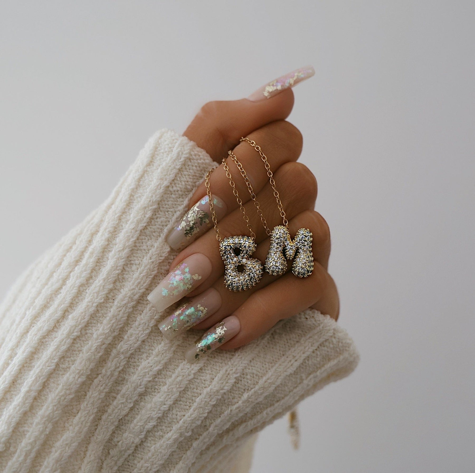 Starry Night Initial Necklace