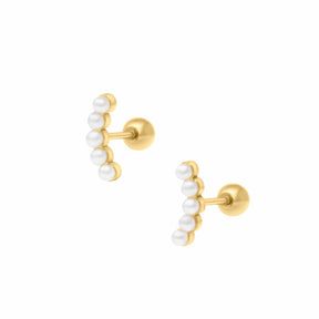 Stevie Pearl Stud Earrings