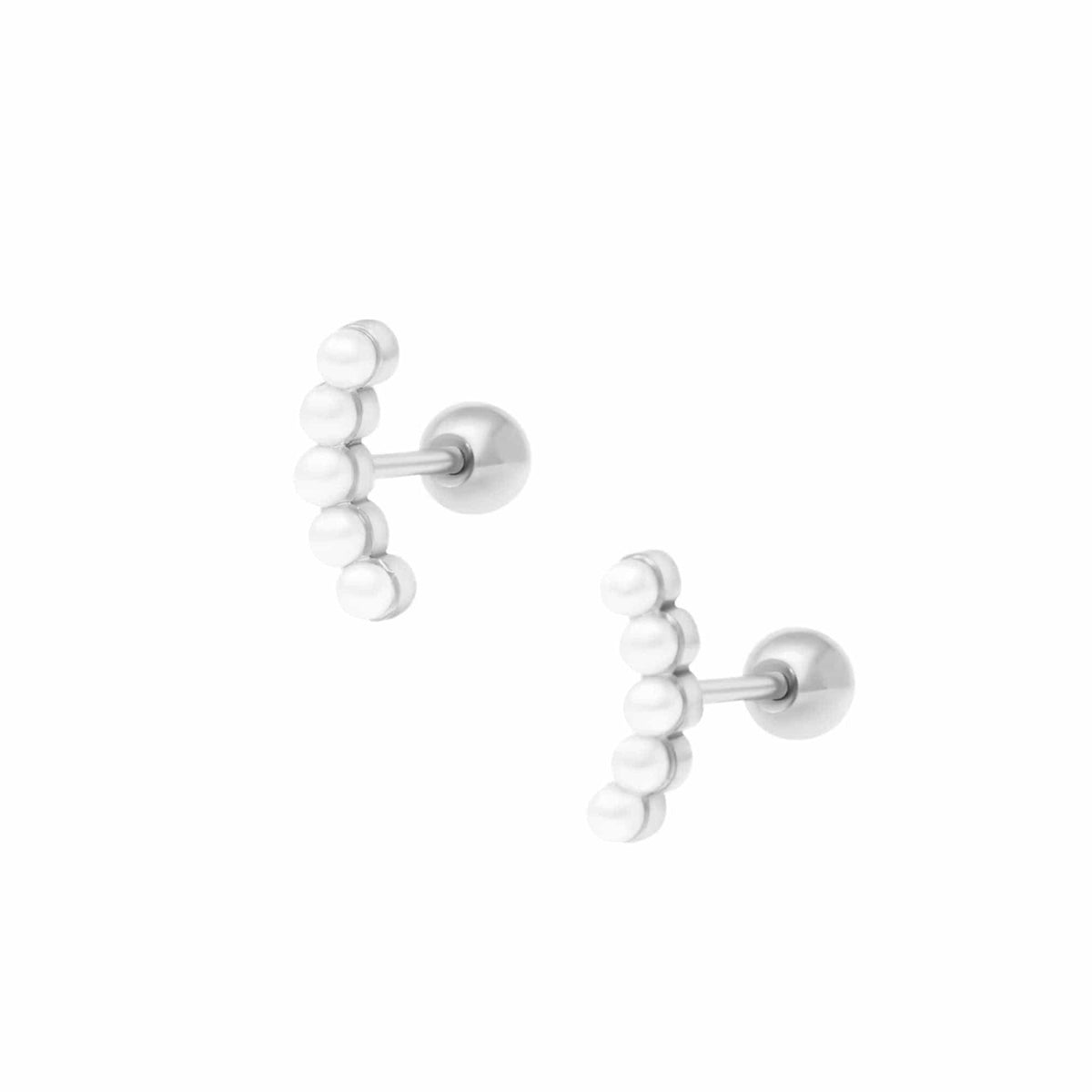 Stevie Pearl Stud Earrings