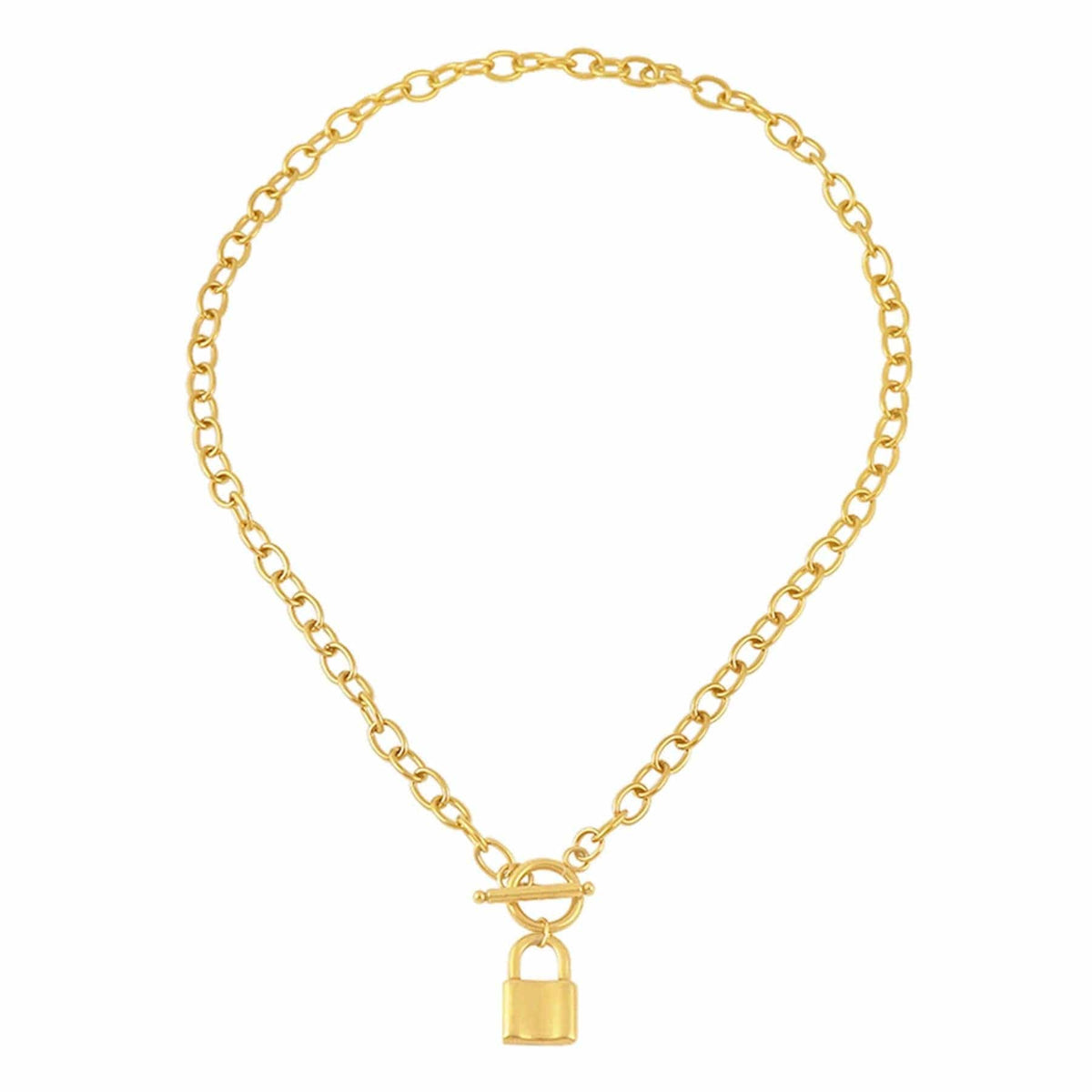 Suki Lock Tbar Necklace