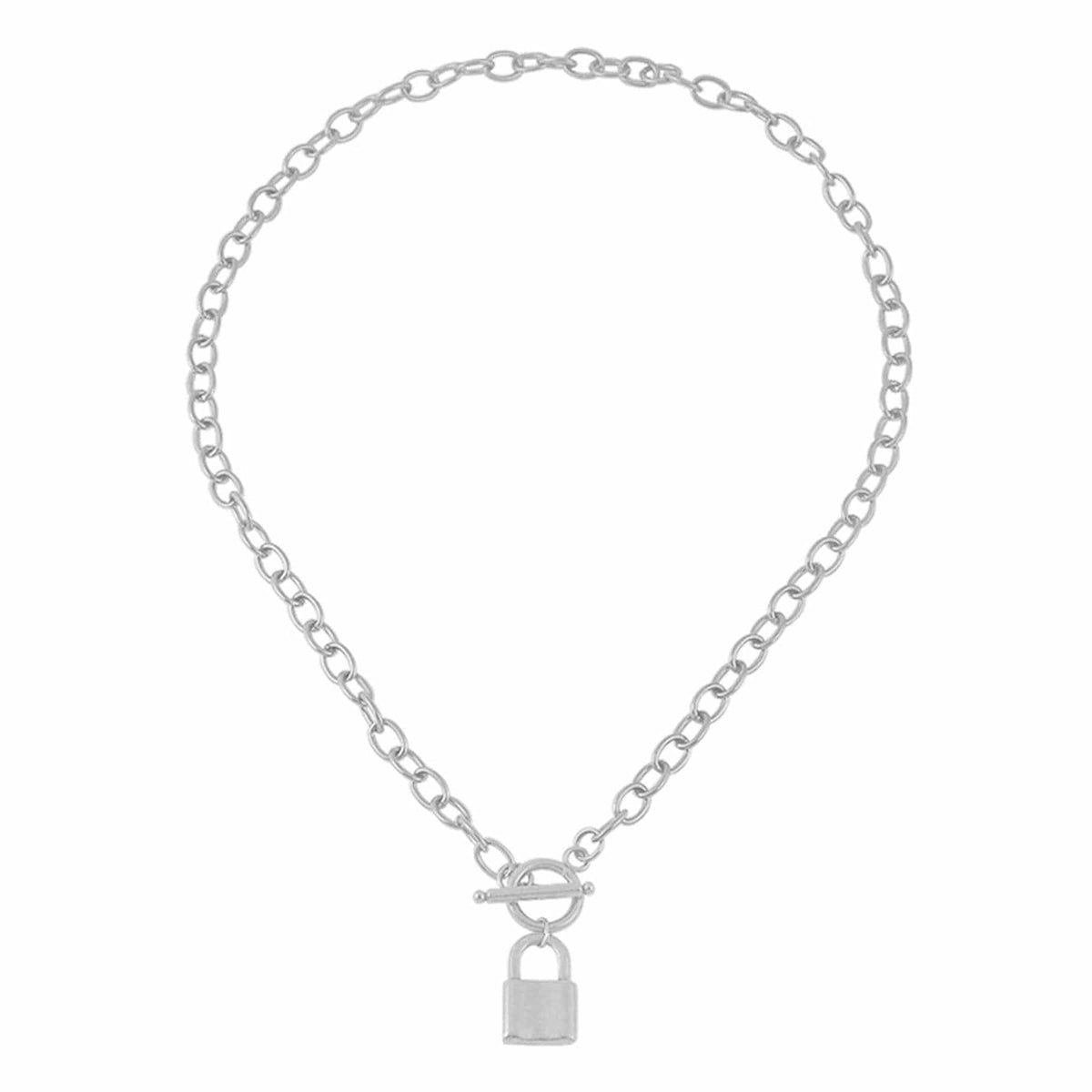 Suki Lock Tbar Necklace