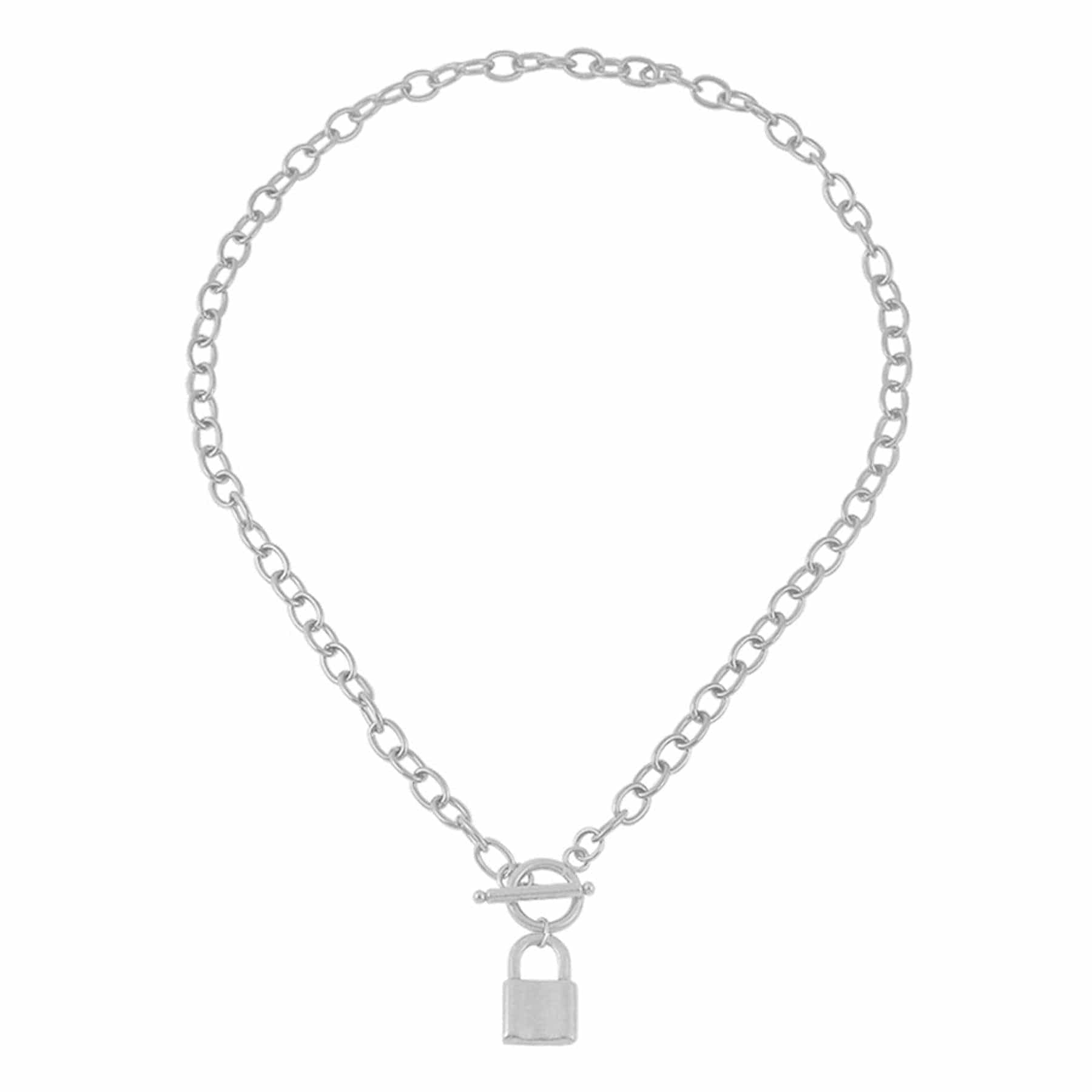 Suki Lock Tbar Necklace