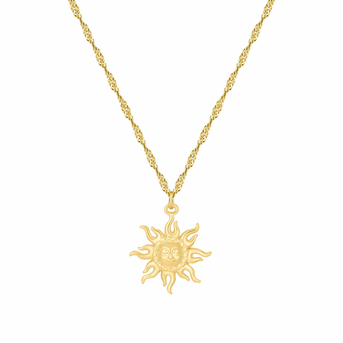 Sun Ray Necklace — Pink Island Necklaces | Tarnish-Free Waterproof Jewellery Australia
