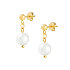 Tiki Pearl Stud Earrings