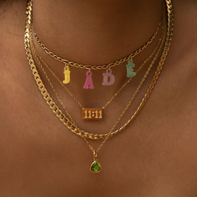 Trio Birthstone Necklace