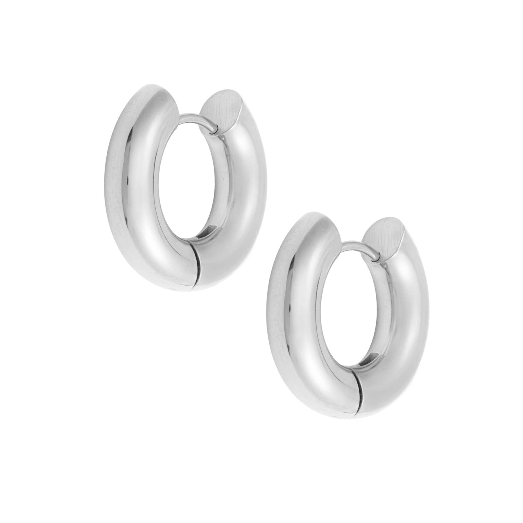 Tube Hoop Earrings