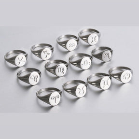 Twilight Zodiac Signet Ring