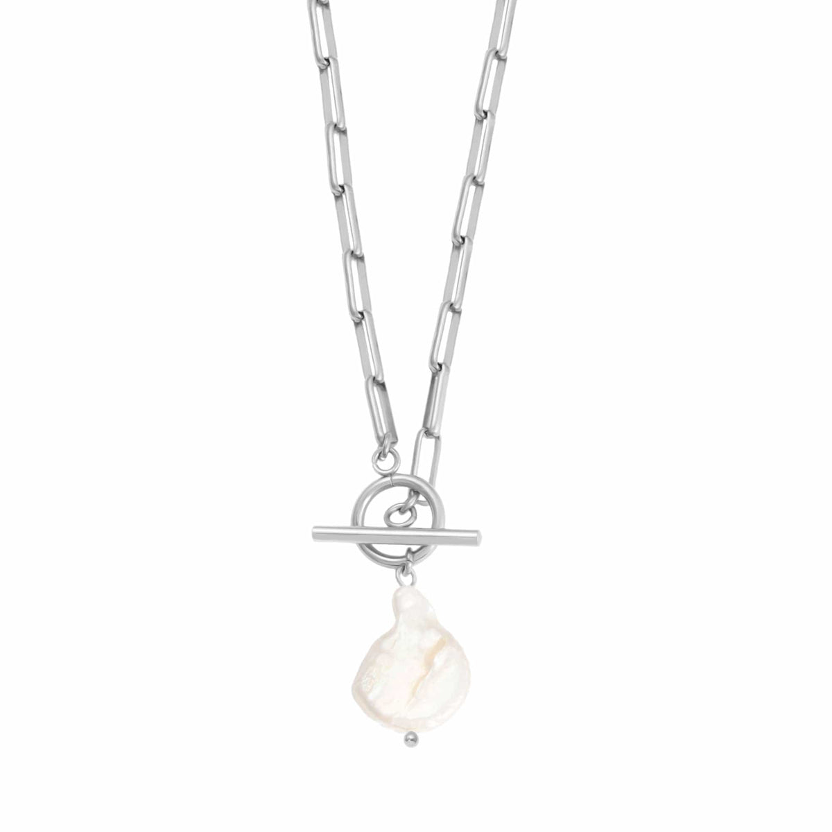 Waikiki Pearl TBar Necklace