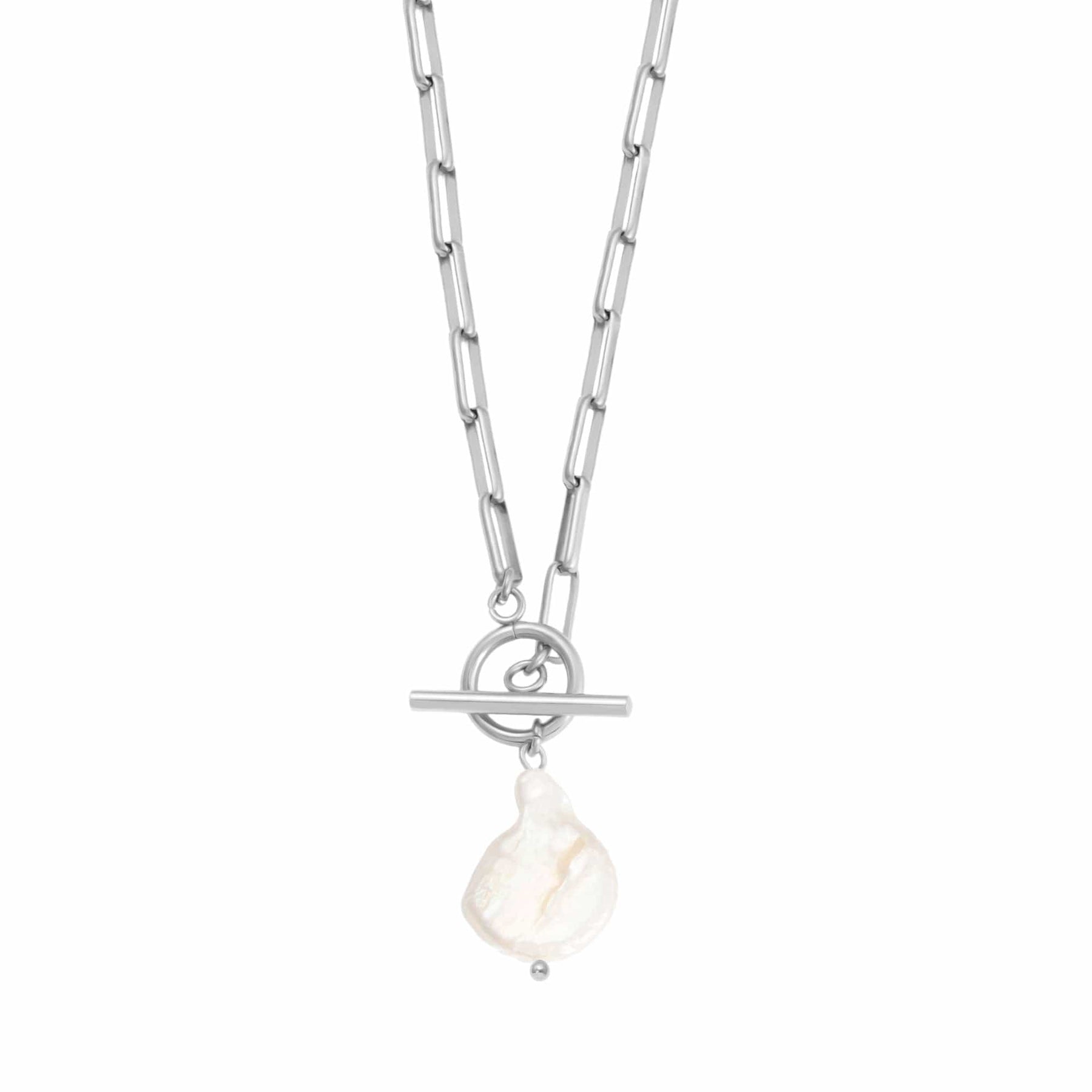Waikiki Pearl TBar Necklace