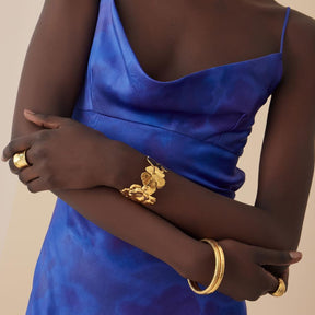 Sunflower Cuff Bracelet