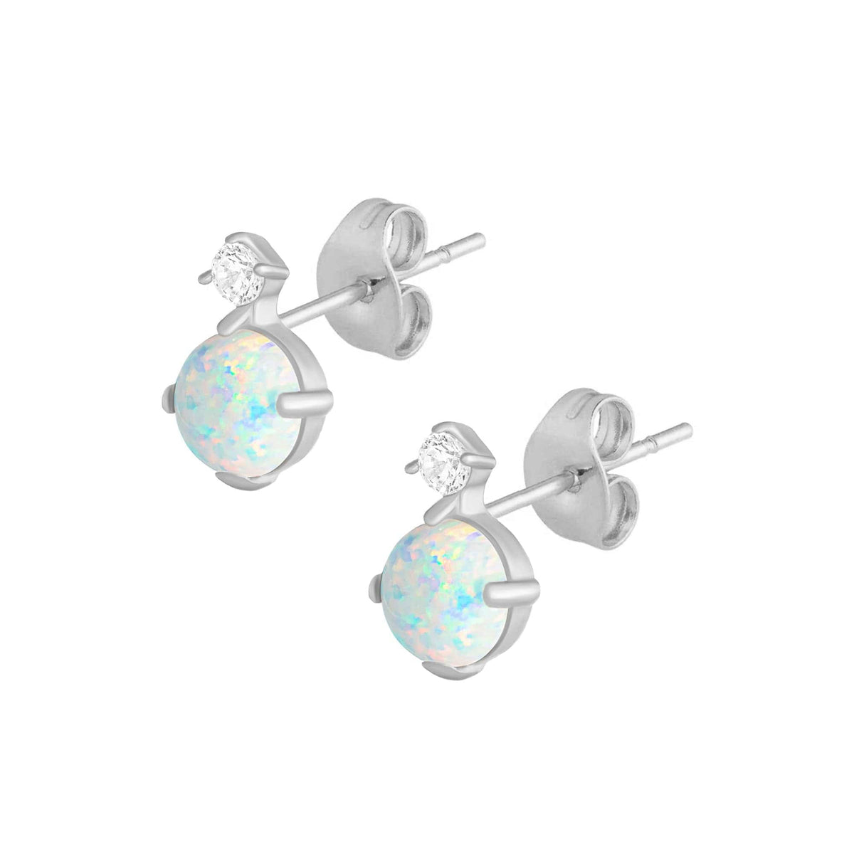 Atlas Opal Stud Earrings