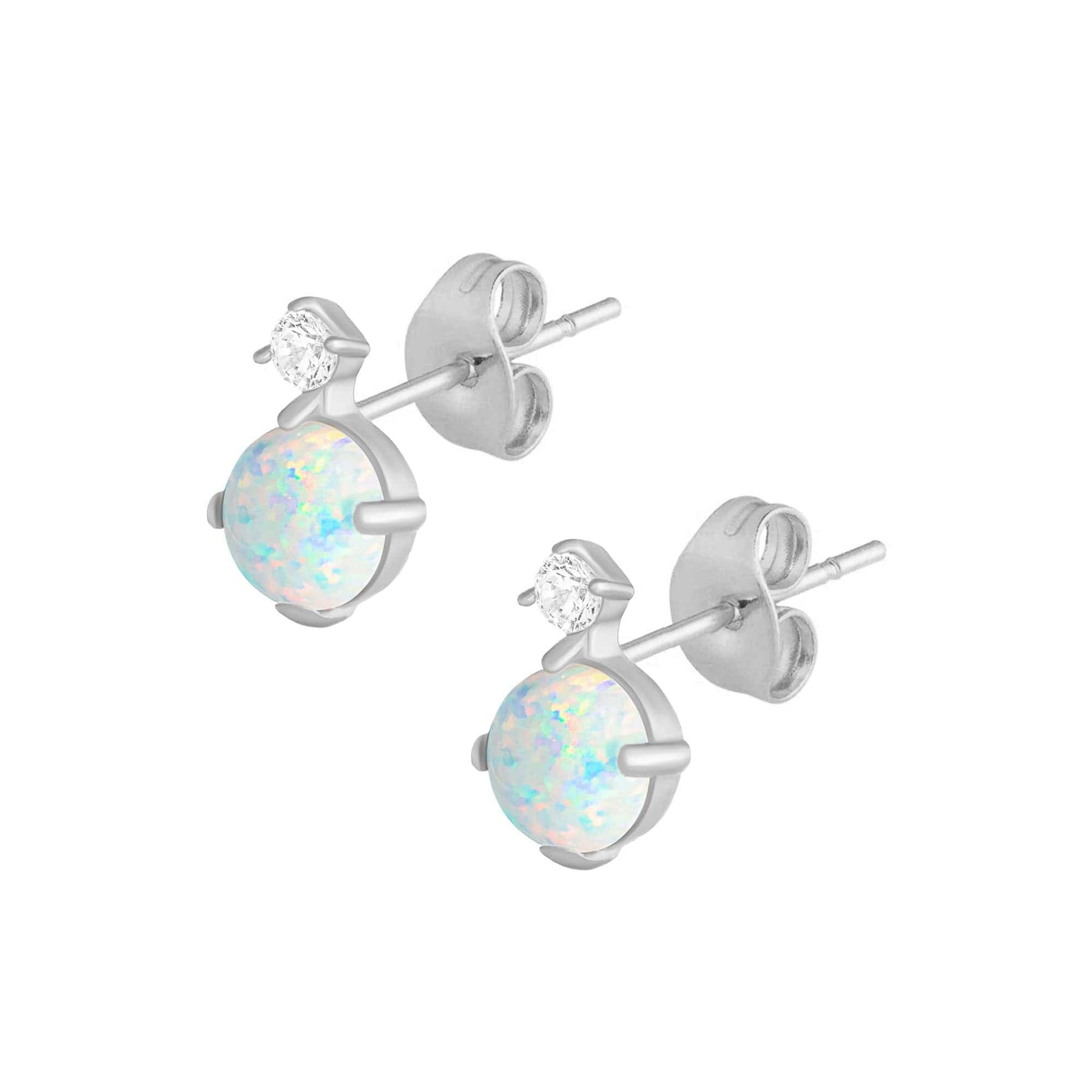 Atlas Opal Stud Earrings