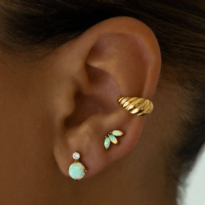 Atlas Opal Stud Earrings