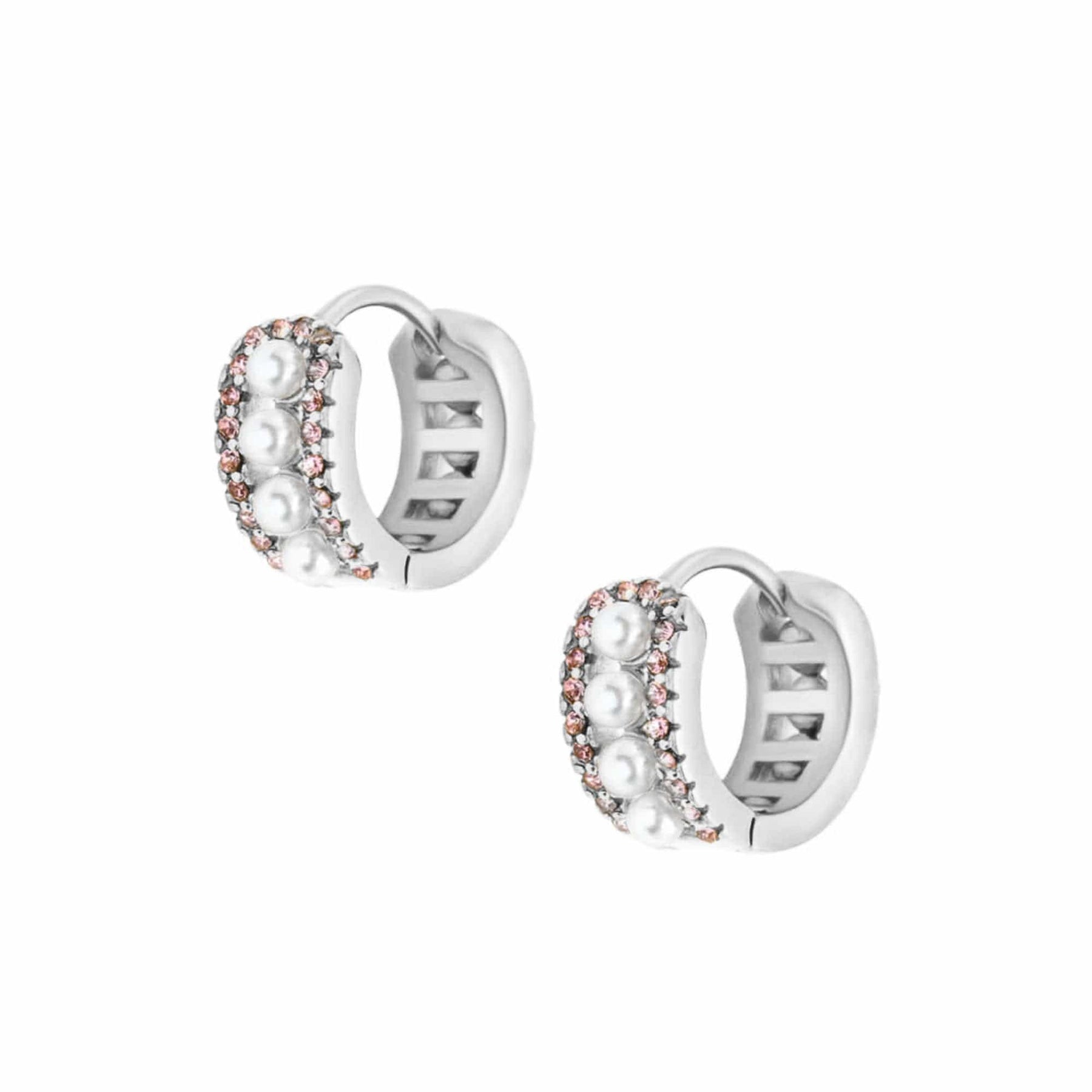 Anshi Pearl Hoop Earrings