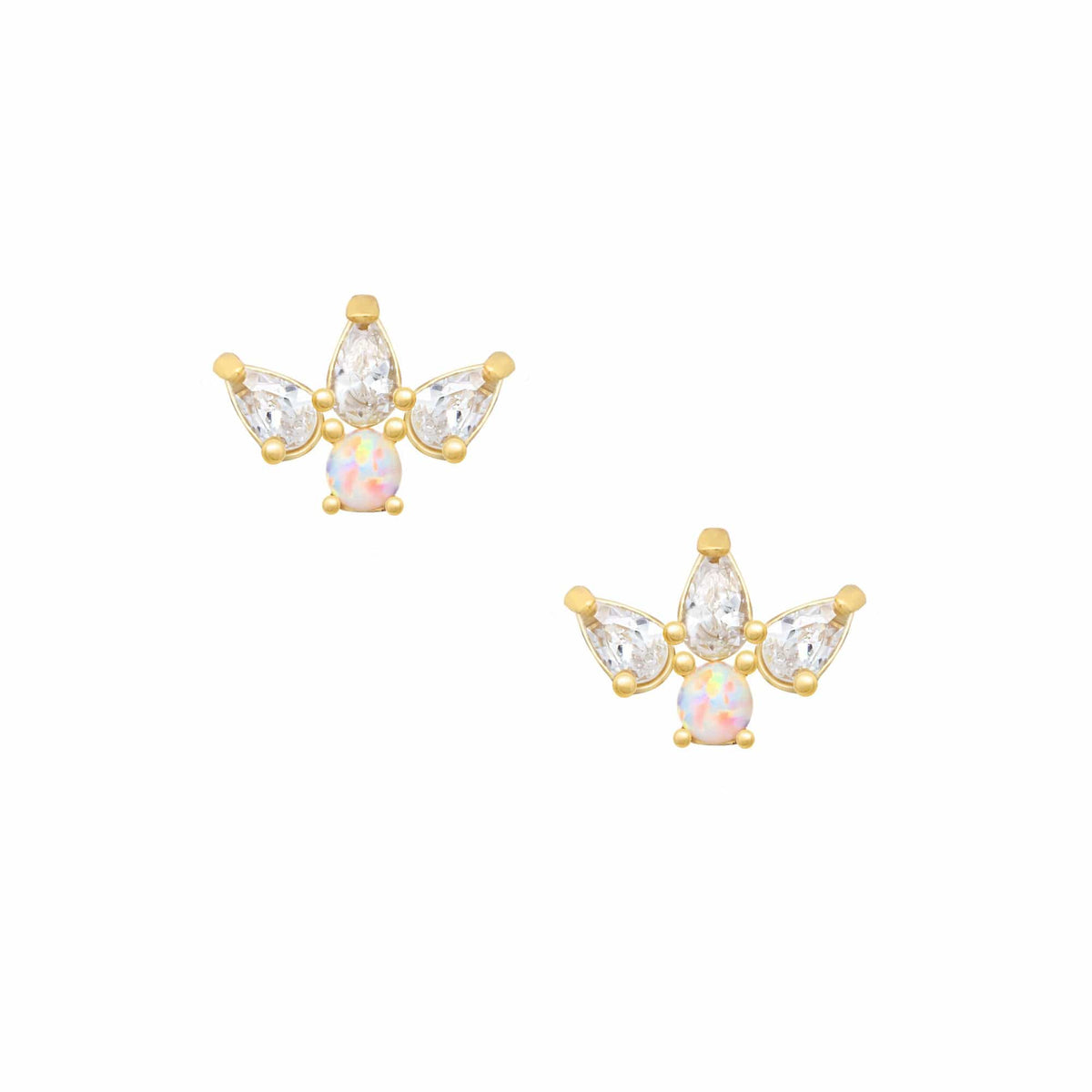 Caity Opal Stud Earrings