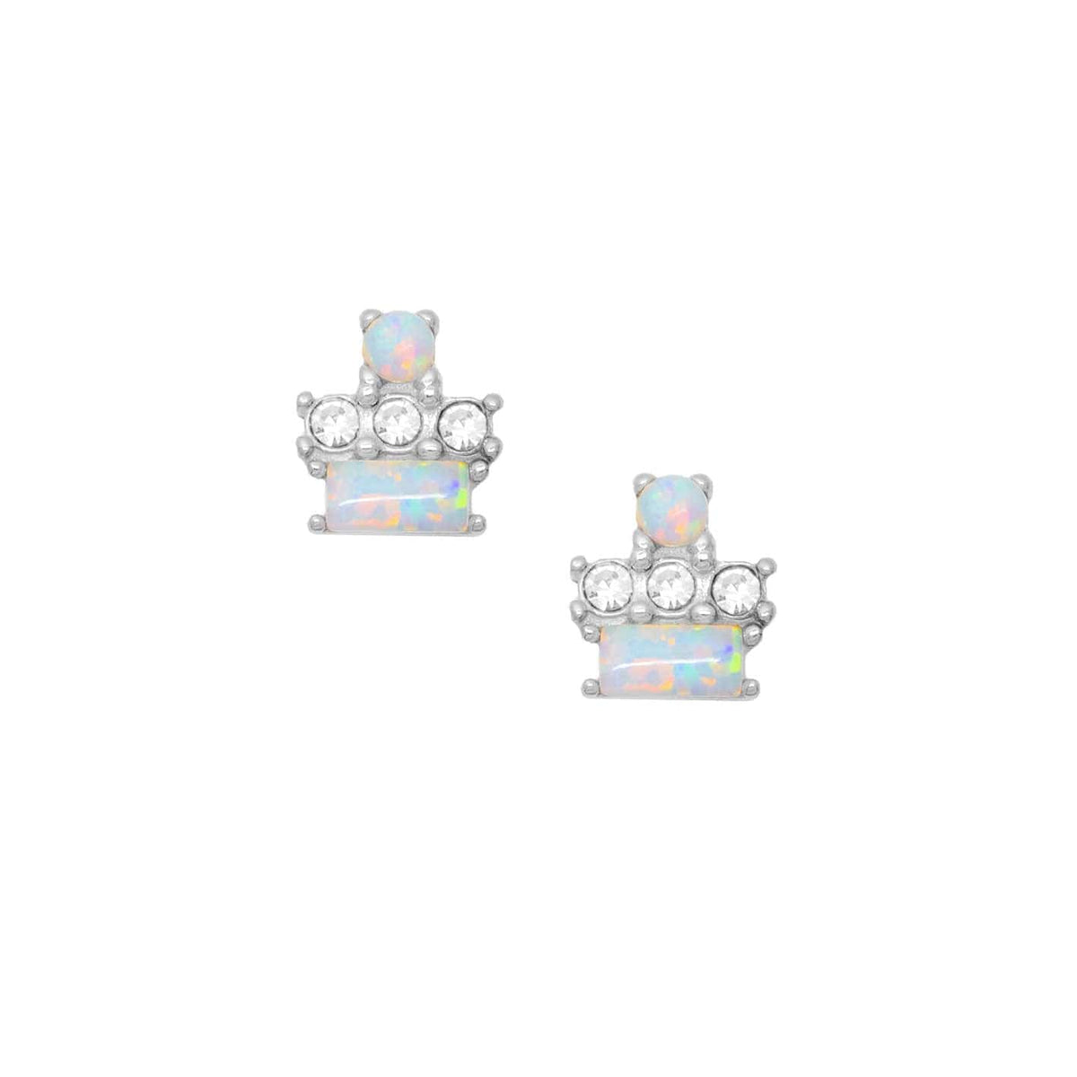Evita Opal Stud Earrings