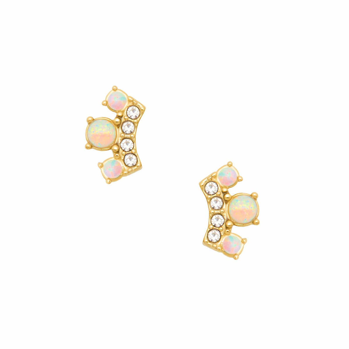 Clarissa Opal Stud Earrings