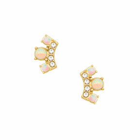 Clarissa Opal Stud Earrings
