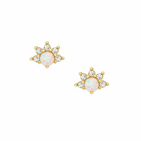 Birdie Opal Stud Earrings