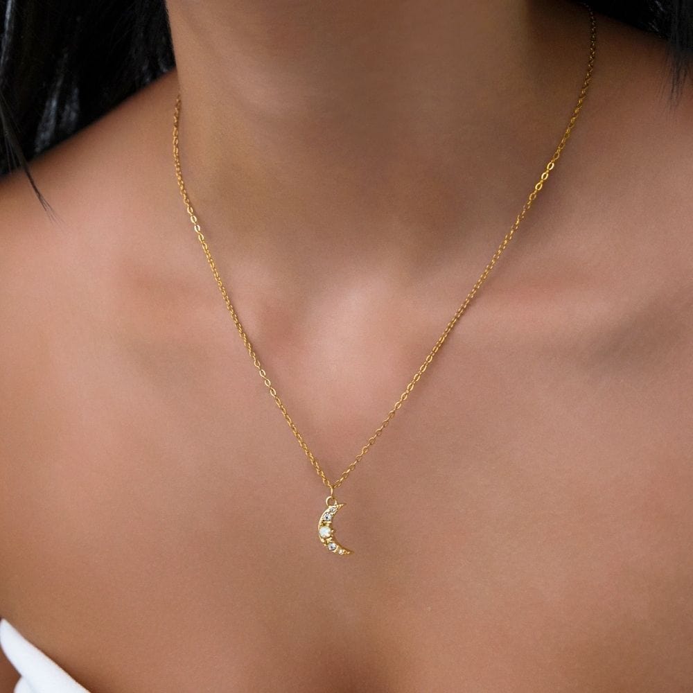 Golddust Opal Necklace