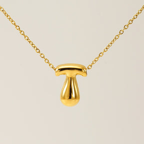 Bubble Melt Initial Necklace